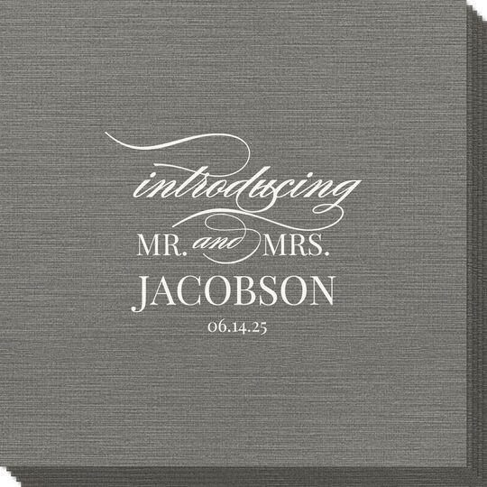 Introducing Mr. and Mrs. Bamboo Luxe Napkins